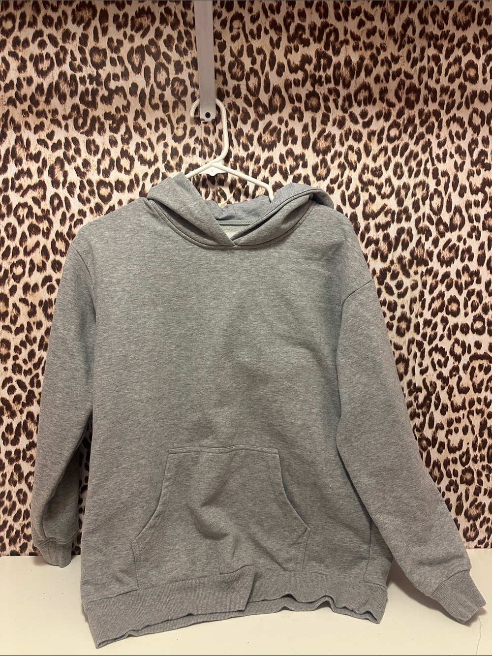 Classic Grey Pullover Hoodie